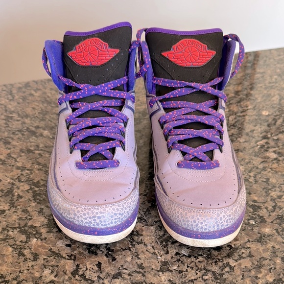 Jordan Other - Air Jordan Retro II Purple and Black Sneakers 10.5